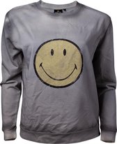 Smiley - Acid-washed Grey Women s Sweatshirt