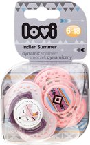 Lovi fopspenen Indian Summer roze 6-18 maanden (set 2 stuks)