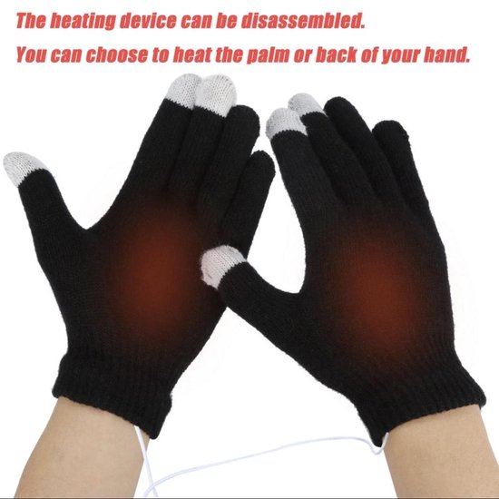 Verwarmde handschoenen van Versteeg® – Usb handschoenen - Anti kou  handschoenen –... | bol.com