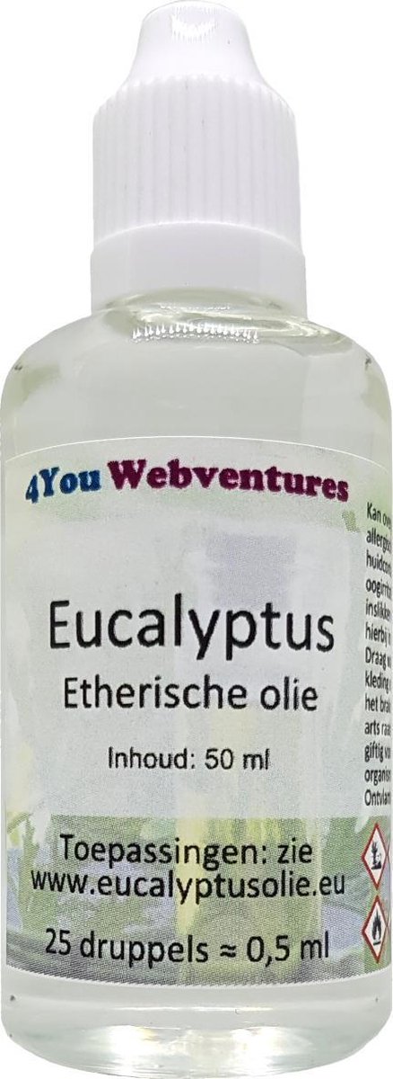 Goedkoopste Pure etherische eucalyptusolie - 50 ml - etherische olie - essentiële eucalyptus olie