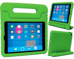 Kinderhoes Geschikt voor iPad Air 1/2 / Pro 9.7 / 2017/2018 Hoes Kinder Hoesje Kids Case Cover Kidsproof - Hoesje Geschikt voor iPad Air 1/2 / Pro 9.7 / 5/6 Hoesje Kinder Hoes - Groen