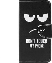 Samsung Galaxy M20 (Power) Hoesje - Book Case - Don’t Touch