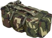 Plunje Rugzak Legerstijl Camouflage 120L - Militaire leger tas - Plunjezak - Sporttas