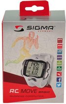 Hartslagmeter sigma rc move white incl software  bt dongle zonder bor - WIT