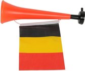 Horn with flag Belgium 28cm
