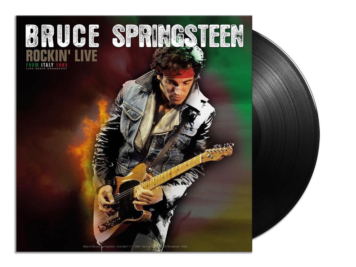 Bruce Springsteen Live - Rockin' Live From Italy 1993 LP - Rock
