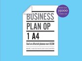 Boek cover Businessplan op 1 A4 van Marc van Eck (Hardcover)