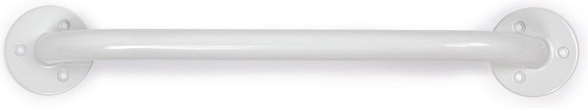 Wandbeugel Izzy Staal 30 cm Wit - Handgreep Douche En Toilet