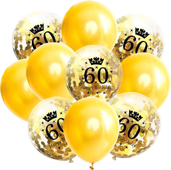 Set van voor 60 jaar - Met opdruk 60 Happy bol.com