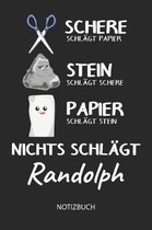 Nichts schl gt - Randolph - Notizbuch