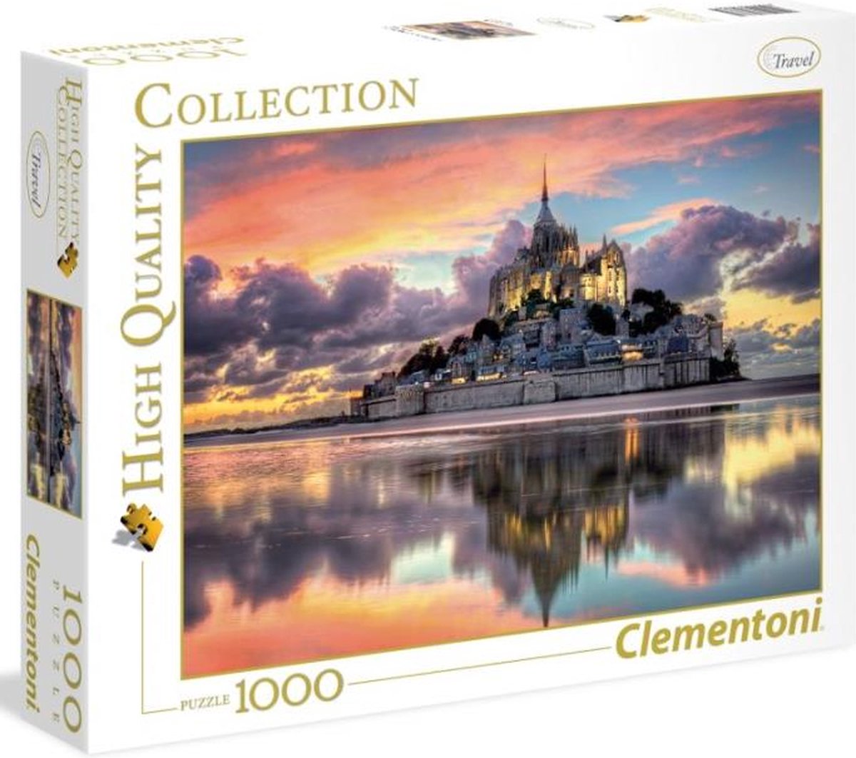 Clementoni - Puzzel - 1000 Stukjes - Le Magnifique Mont Saint-Michel - Puzzel Voor Volwassenen - High Quality Collection — afbeelding 5