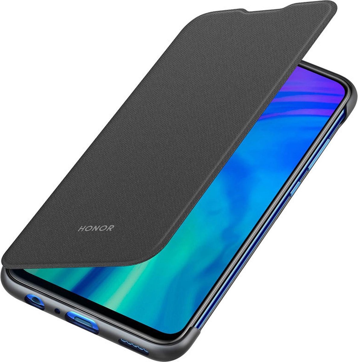 Honor Flip Cover voor de Honor 20 Lite - Zwart