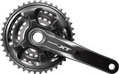 Shimano Deore XT FC-M8000-3 Crankset 3x11-speed 40-30-22 tanden, zwart Pedaalarmlengte 175mm