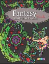 Fantasy Swirls coloring book for adults