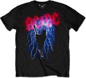 AC/DC Heren Tshirt -S- Thunderstruck Zwart