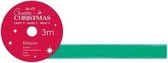 Fluweel Lint (3m) - Groen  - Create Christmas