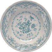 Bitossi Home Rose Bordenset - Soepbord - Turquoise - Ø 23,3 cm - 6 stuks - Aardewerk