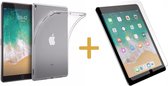 Hoes geschikt voor Apple iPad Air 10.5 (2019) / Pro 10.5 (2017) + Screenprotector - Transparant TPU Siliconen Case