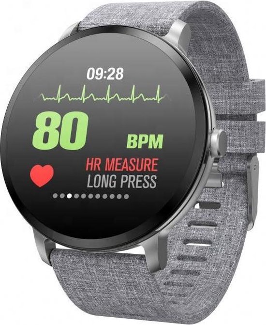 Bullet - Smartwatch met hartslagmeter - Grijs - One size | bol.com