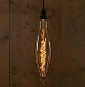 Anna’s Collection - Retro LED-buitenlamp - Ø12,5 x 40 cm - Spiraal Vrom