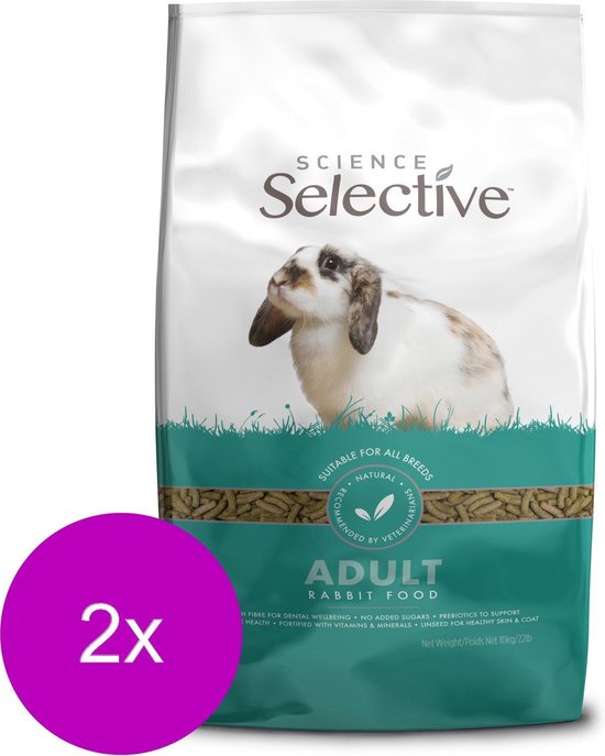 Supreme science selective rabbit konijnenvoer 2x 10 kg