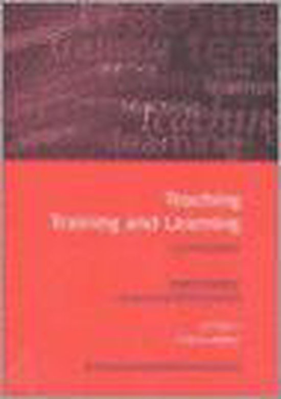 Teaching, Training and Learning - cover