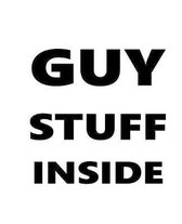 Guy Stuff Inside School Composition Book Black Font On White Design