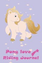 Pony Love Riding Journal