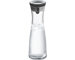 WMF Basic - Waterkaraf - 1,0L - Zwart - Druppelvrij - Geschikt voor Koelkastdeur