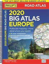 2020 Philip's Big Road Atlas Europe