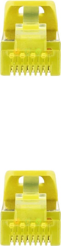 Câble de réseau RJ45 LSZH Cat.6A SFTP AWG26, jaune, 1.0m