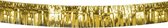 18 stuks: Metallic franjebanner - goud - 6m