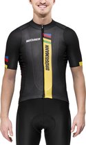 Brügelmann Bioracer Pro Race Jersey Heren, zwart/geel Maat L