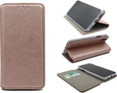 Samsung Galaxy A20e Hoesje - Luxe Kunstlederen Slim Portemonnee Book Case - Roségoud