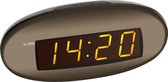 TFA Digitale LED Wekker - Alarm Met Snooze Functie - Oranje Led Cijfers