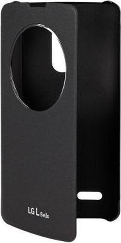 LG Quick Circle Cover CCF-560 - Cover voor LG L Bello - Zwart