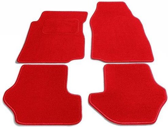 PK Automotive Complete Velours Automatten Rood Fiat Grande Punto 2005-2011