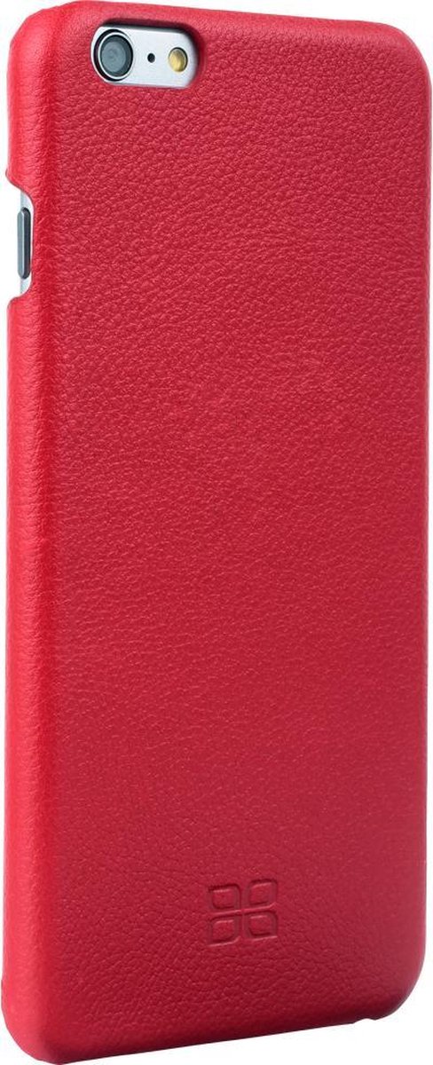 Bouletta geschikt voor iPhone 6(S) Plus leren BackCover hoesje - Floated Red