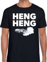 Heng heng festival t-shirt zwart heren XL