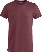 Basic-T bodyfit T-shirt 145 gr/m2 bordeaux 3xl