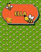 Handwriting Practice 120 Page Honey Bee Book Ella