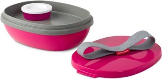 Mepal Ellipse Duo Lunchbox - 1.4L - Pink | bol.com
