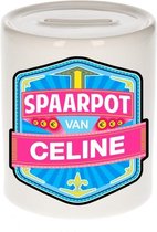 Kinder spaarpot voor Celine - keramiek - naam spaarpotten