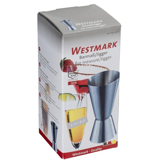 Mesureur de cocktail, mesureur de bar, mesureur de cocktail 2cl/4cl, mesureur de bar, double mesureur de cocktail en acier inoxydable, mesureur de cocktail, jigger de cocktail, mesureur de mixer