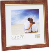 Deknudt Frames Fotokader met biesje, rood met goud