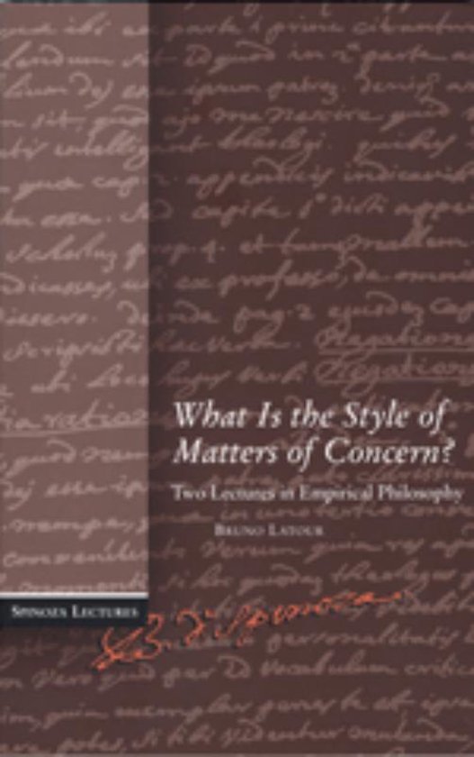 Cover van het boek 'What is the Style of Matters of Concern? / druk 1'