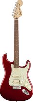 Deluxe Stratocaster HSS Pau Ferro Fretboard Candy Apple Red