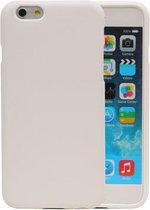 Wit Zand TPU back case cover hoesje voor Apple iPhone 6 / 6s