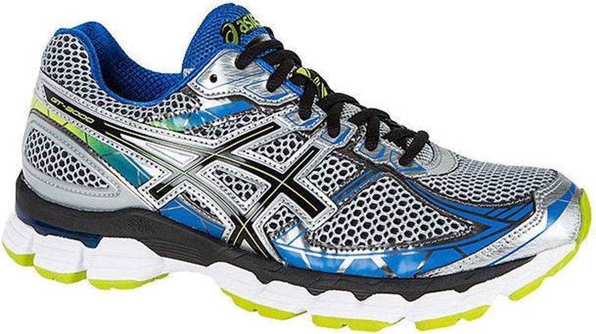 Asics Hardloopschoenen Gt-3000 2 Heren Grijs/blauw Maat 49 | bol.com
