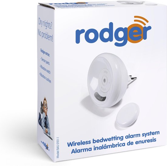 Rodger | Draadloze Plaswekker tegen bedplassen | Gratis Rodger App | bol.com